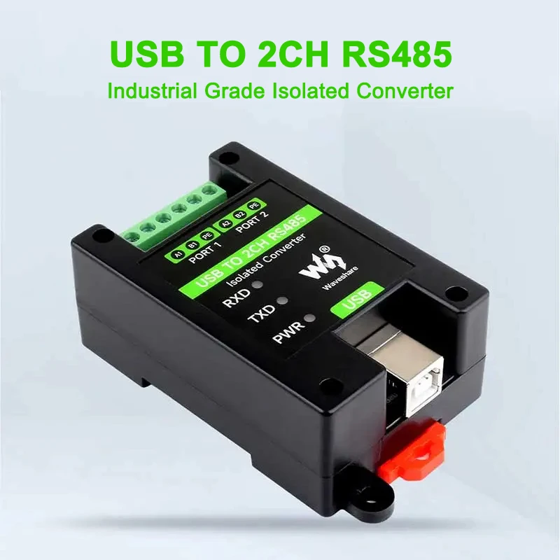 

Industrial grade isolated USB to RS485 converter