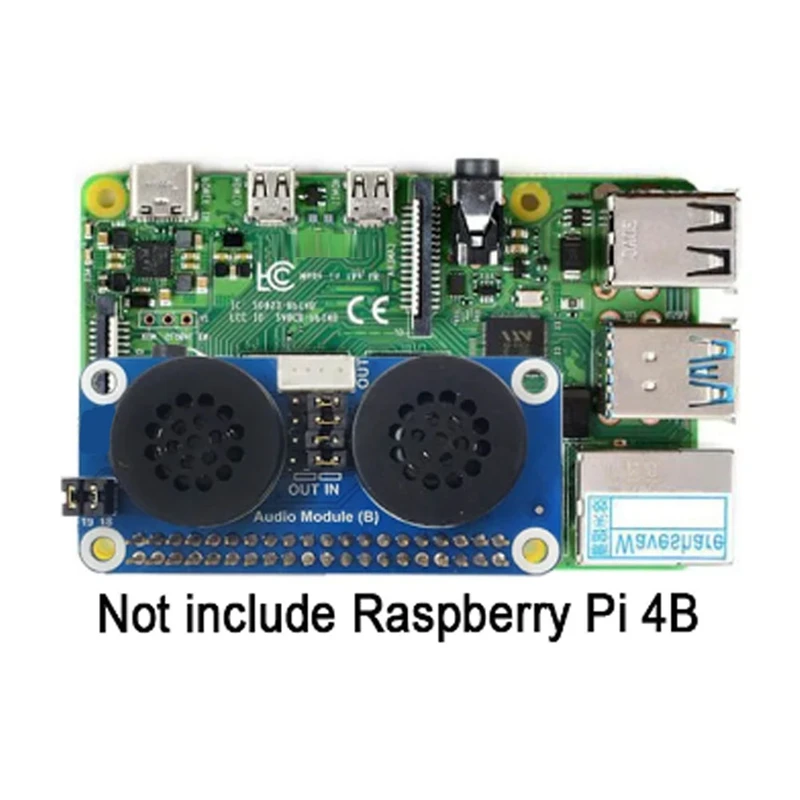 Expansion Board For Raspberry Pi Speaker GPIO Audio Amplification For Zero/3B/4B (A)