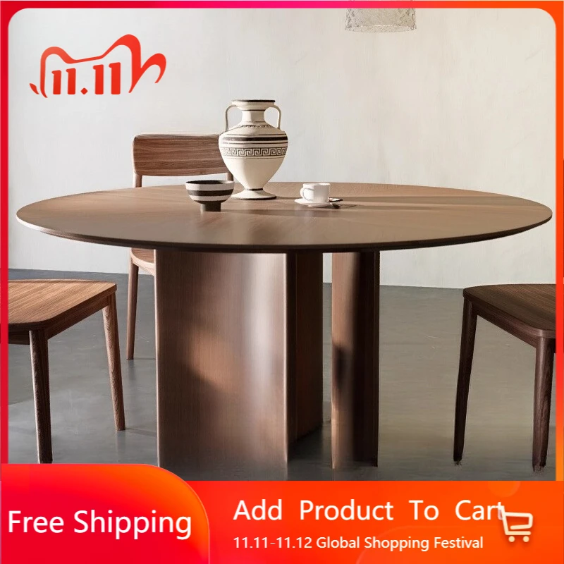 

Luxury Wooden Dining Tables White Japanese Brown Wood Dining Tables Dinette Luxury Wood Mesas De Restaurante Home Furniture