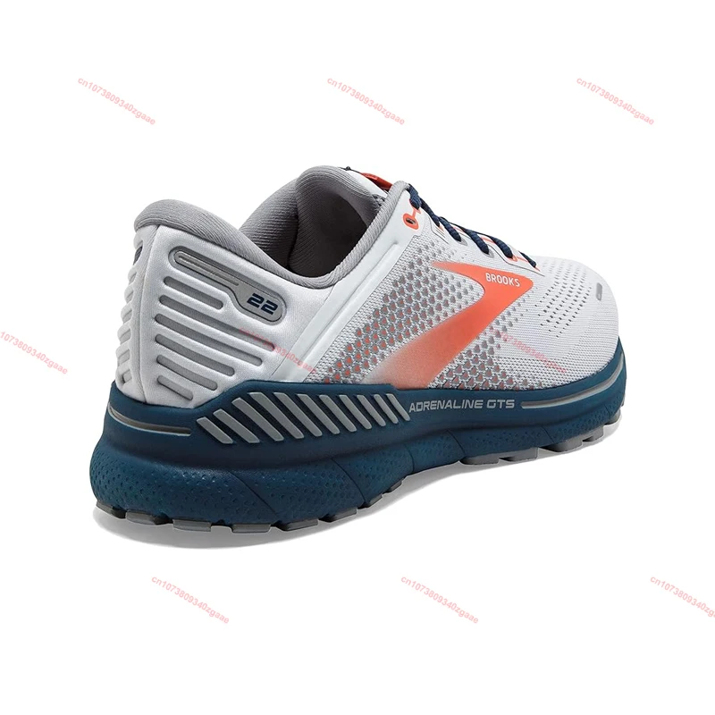 BROOKS-tênis amortecido para homens, tênis de corrida casual ao ar livre, tênis de maratona stretch, adrenalina GTS 22