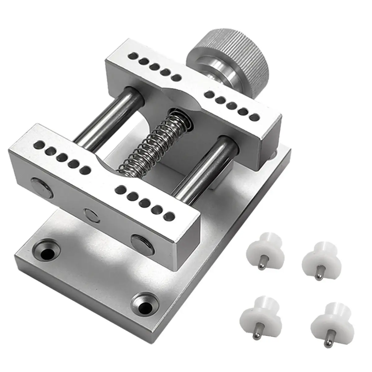 Utility Design Adjustable Watch Case Holder Metal Watch Strap Remover Base Movement Watch Repair Tool Watch Case Holder
