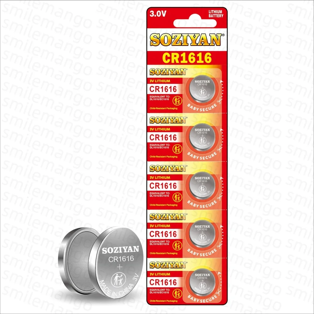CR1616 Button Coin Cell LM1616 DL1616 BR1616 5021LC CR 1616 3V Lithium Battery For Watch Remote Calculator Scale Car Key