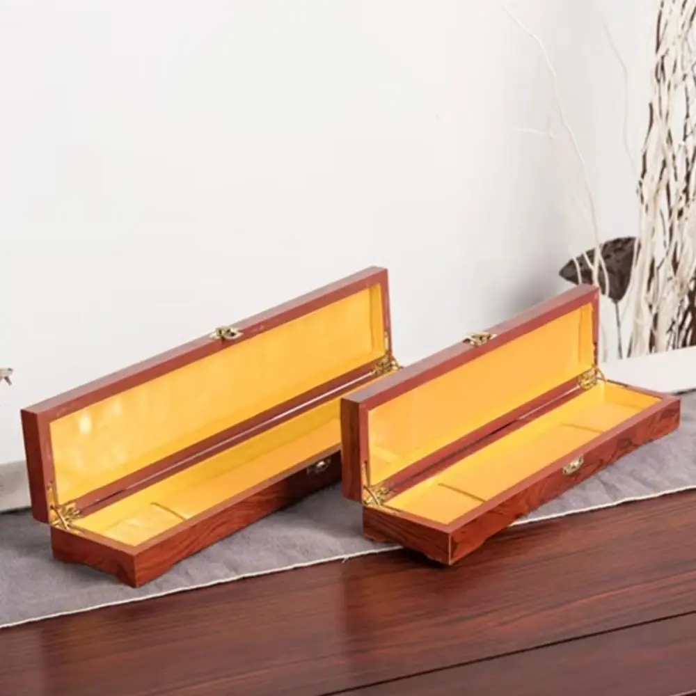 

35cm Retro Wooden Jewelry Box Vintage Elongated Design Jewelry Display Box Ethnic Storage Box Jewelry Packaging Box DIY