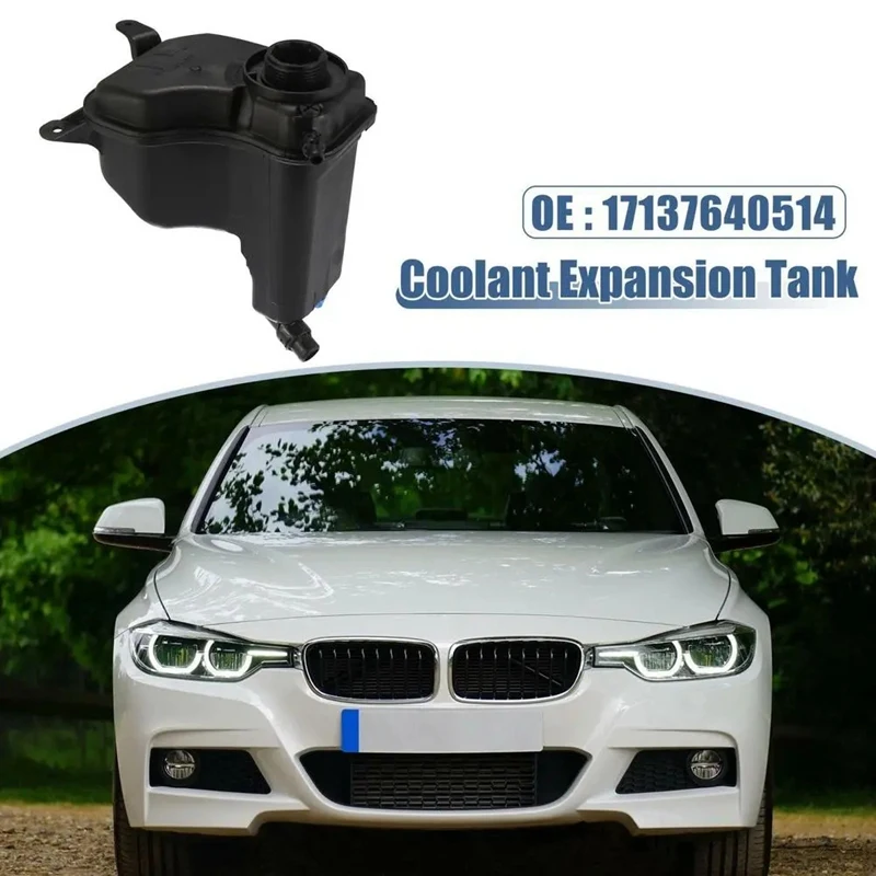 Tanque de depósito de refrigerante para coche, accesorio de expansión de rebosadero para Bmw E90, E91, E92, E93, E87, E88, 17137567462