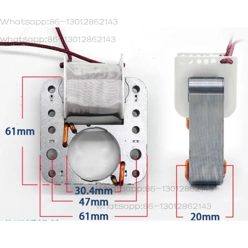 Universal Frying Pan 2-wire Pure Copper Stator Accessories YJ6116 6113 6120 Optical Wave Furnace, Steam Furnace Motor Stator
