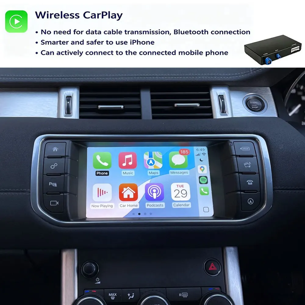 For Land Rover Range Rover Evoque 2011–2016 Wireless CarPlay Android Auto Bosch Kit