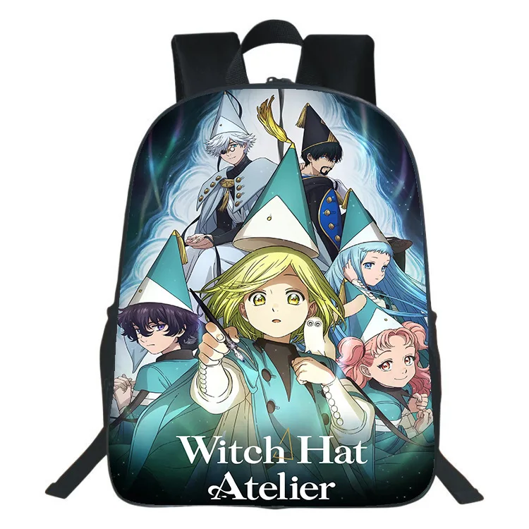 Рюкзак для школьников Witch Hat Atelier Magic Workshop, новый, легкий, с 3D-печатью, для мальчиков и девочек