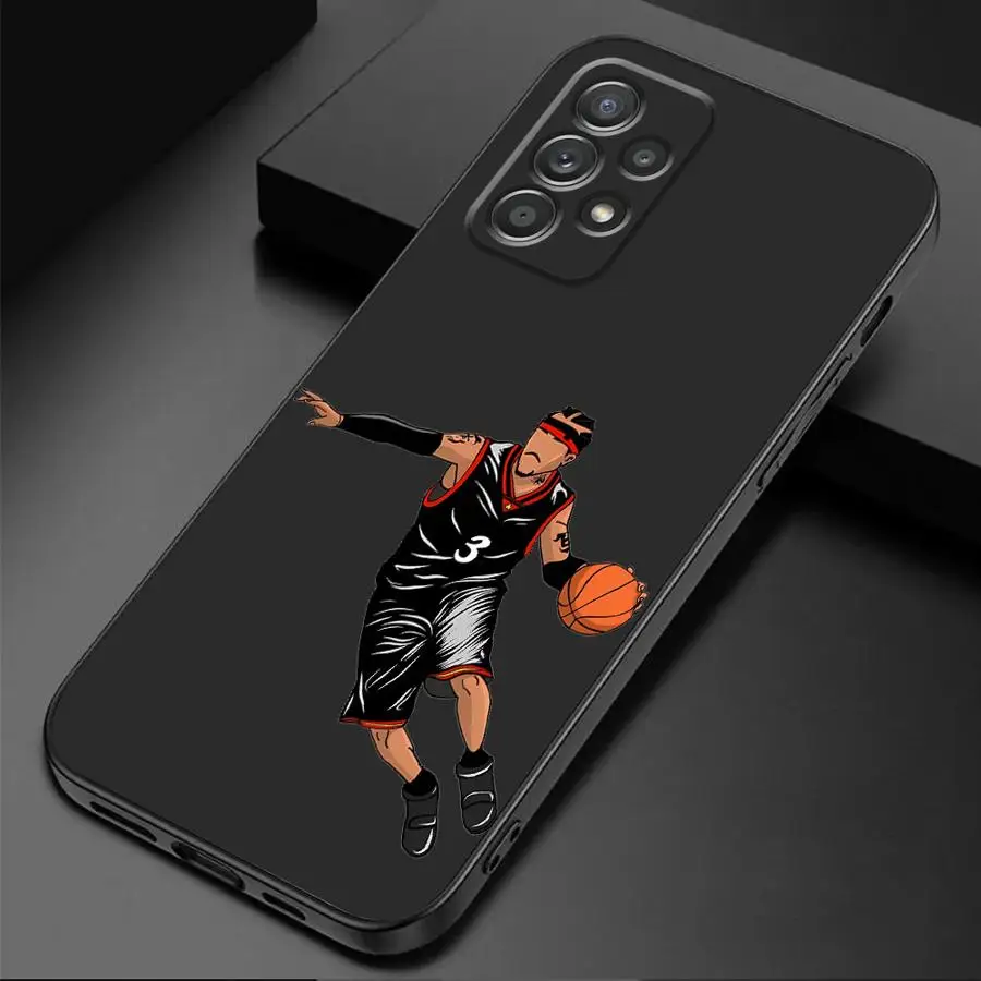 Luxury Basketball Star Sports Phone Case for Samsung Galaxy A71 A50 A53 A73 A21s A51 A31 A54 A55 A16 A41 A52 A72 A70s Capa