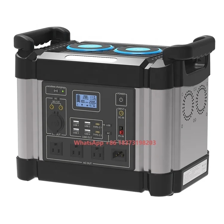 1000W Lithium Polymer Battery Solar Generator Emergency Backup Power Supply for Outdoor Camping Home Road Trip Rv Adventure