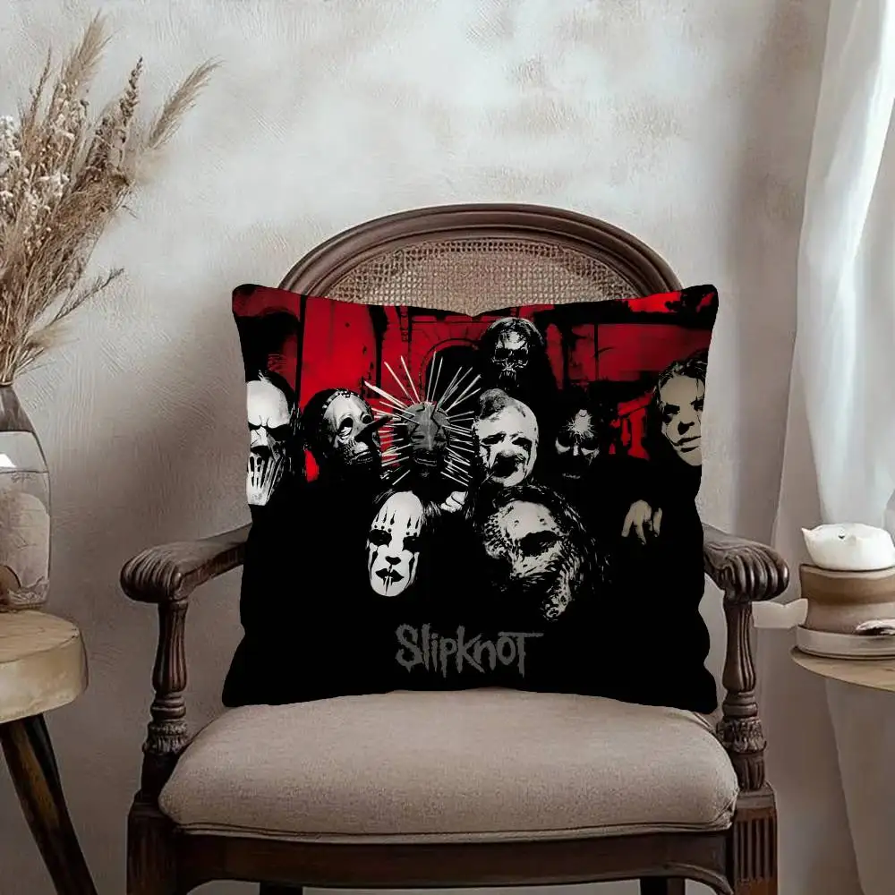 Band S-slipknot Classic Popular Cushion Cover Inches Farmhouse Decor Home Throw Pillow Covers for Couch Decorations