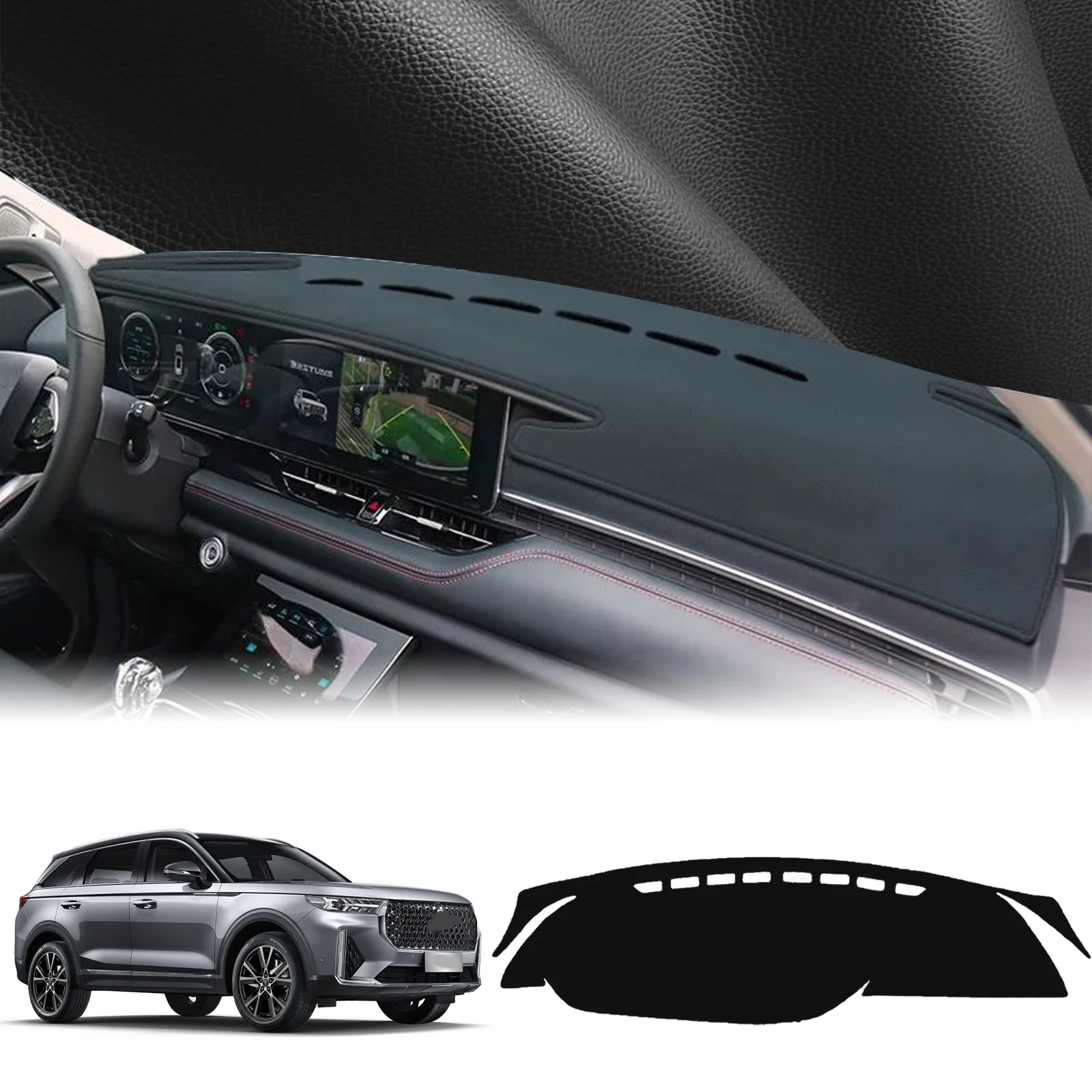 

Подходит для FAW BESTUNE T99 2022 2023 2024, автомобильный коврик для приборной панели, накладка на приборную панель, солнцезащитный козырек, защитный ковер, аксессуары