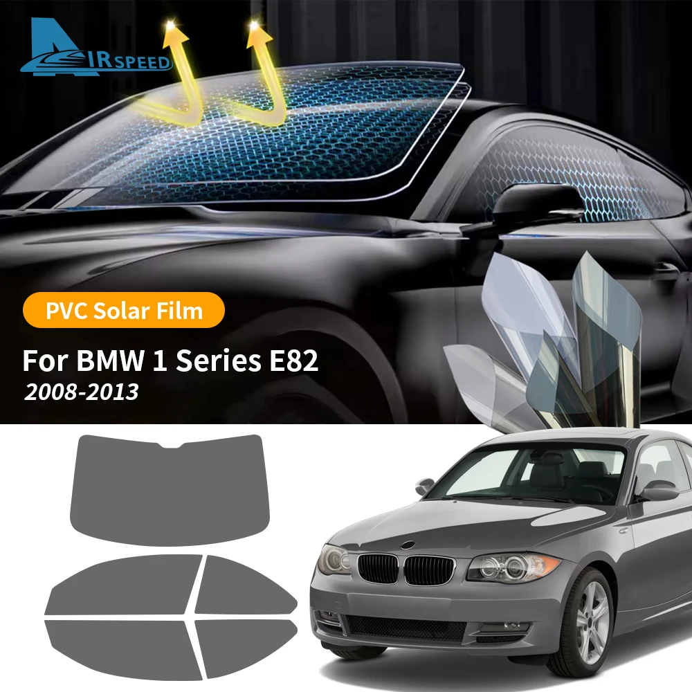 

Для BMW 1 серии E82 2008 2009 2010 2011 2012 2013, комплект предварительно вырезанной тонированной пленки для окон, тонированная солнечная пленка, защита от тепла и ультрафиолета