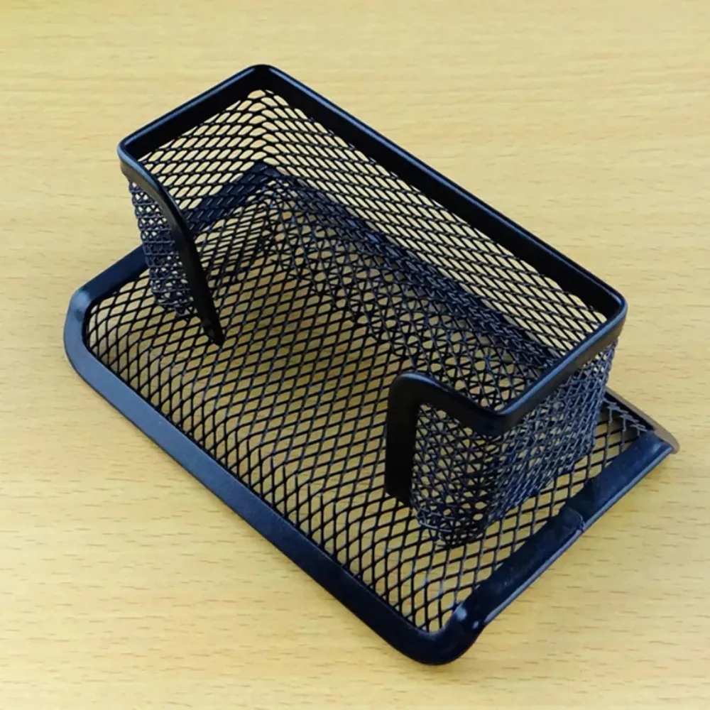 Display Bracket Mesh Card Metal Holder Portable Durable Business Card Display Stand Creative Metal Name Card Display Holder