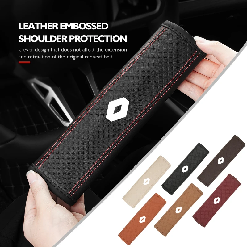 Universal Car Safety Belt Shoulder Adjustable Protect Pad For Renaul Clio Captur Sparco Megane Sandero Grand Sill Guard