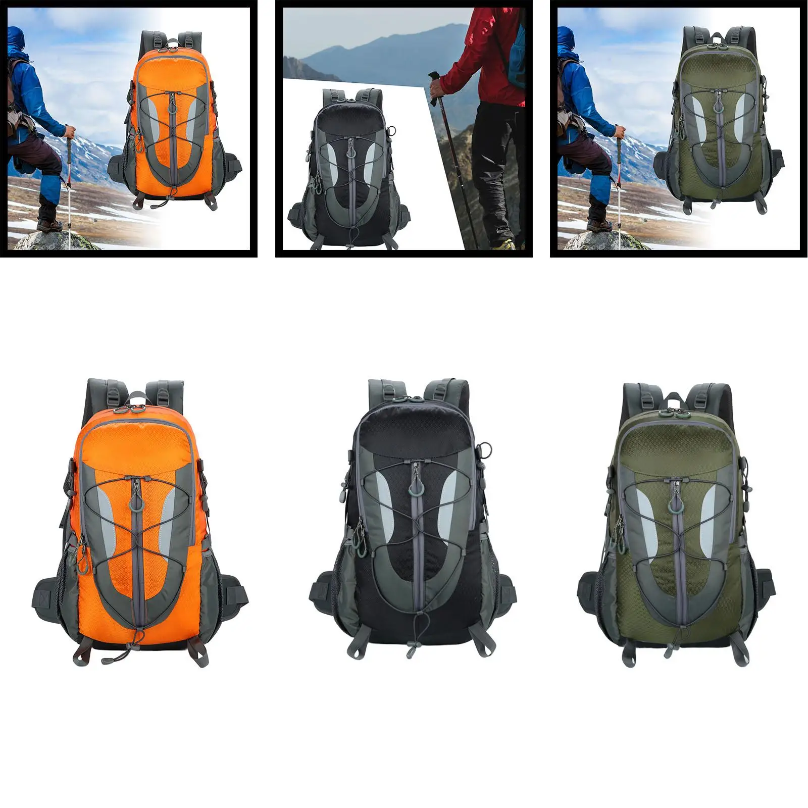 

Hiking Backpack Camping Backpack Laptop Backpack Waterproof Bag 30L Lightweight