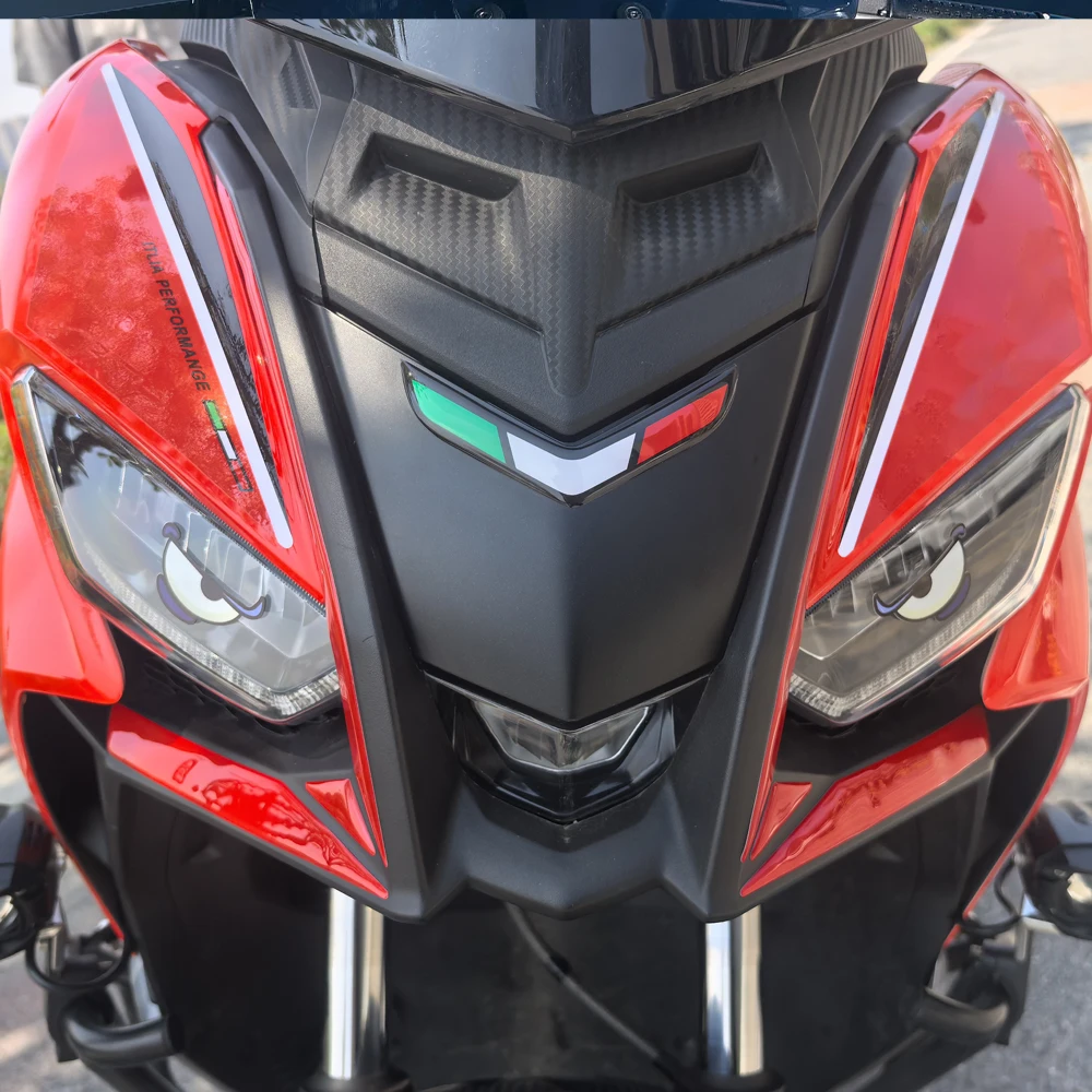 For Aprilia SR GT 125 200 Sport Motorcycle Windshield Windscreen Side Fairing Panel PVC Stickers decoration decals kit
