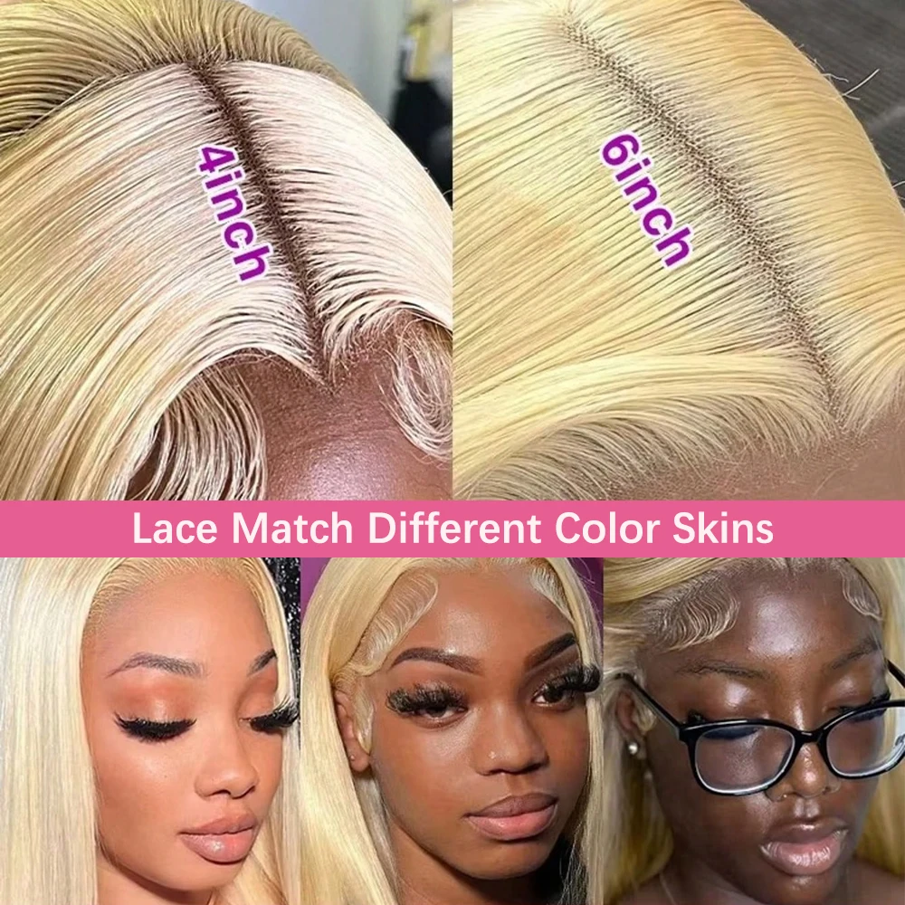 Blonde 613 Body Wave Lace Front Wigs 13x6 13x4 hd Lace Frontal Human Hair Wig 200 Density Blonde Wig Brazilian Human Hair