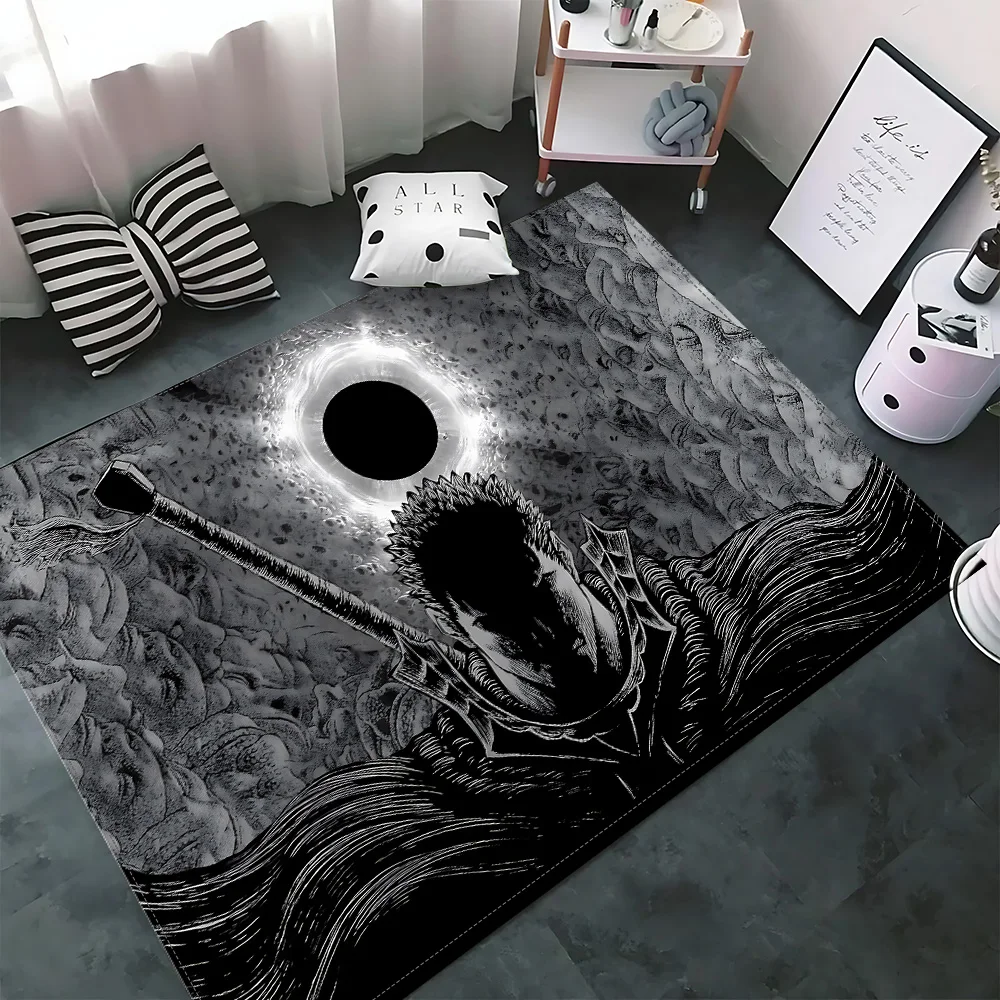 Anime Berserk Door Mat Entrance Doormat Non-slip Washable Kitchen Carpet Living Room Hallway Rugs Door Mats Bathroom Bath