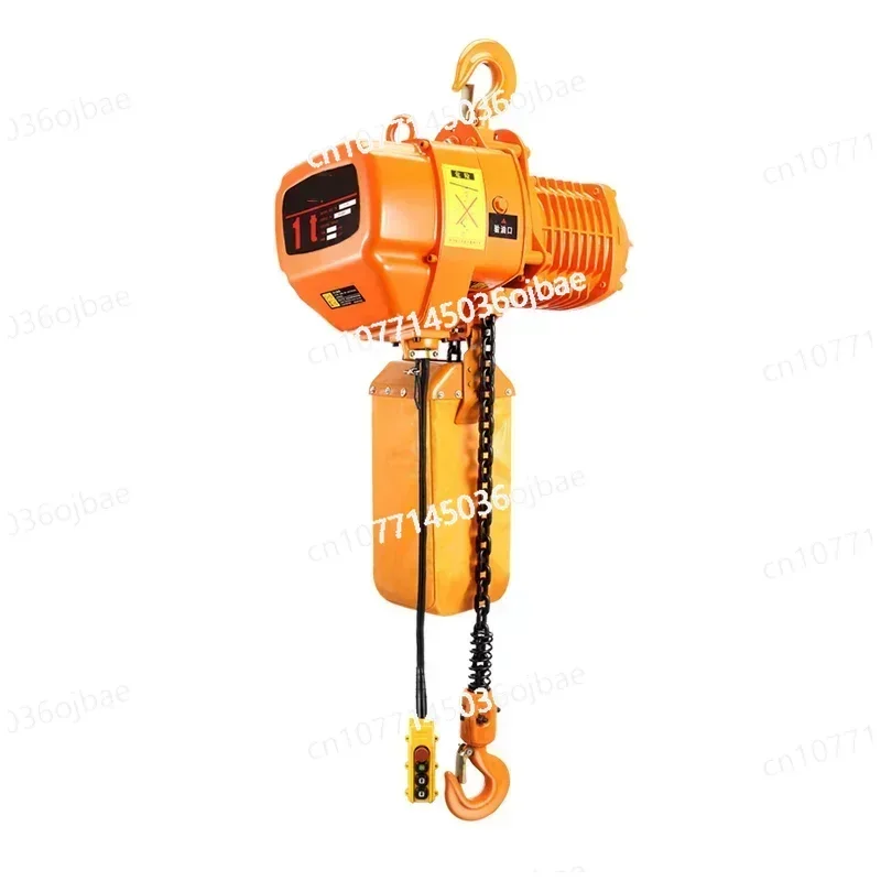 Portable Bridge Electric Hoist Crane, Fixed Single Chain Industrial Hoist, Chain Hoist, Lifting Capacity 220V/1100W/1500W