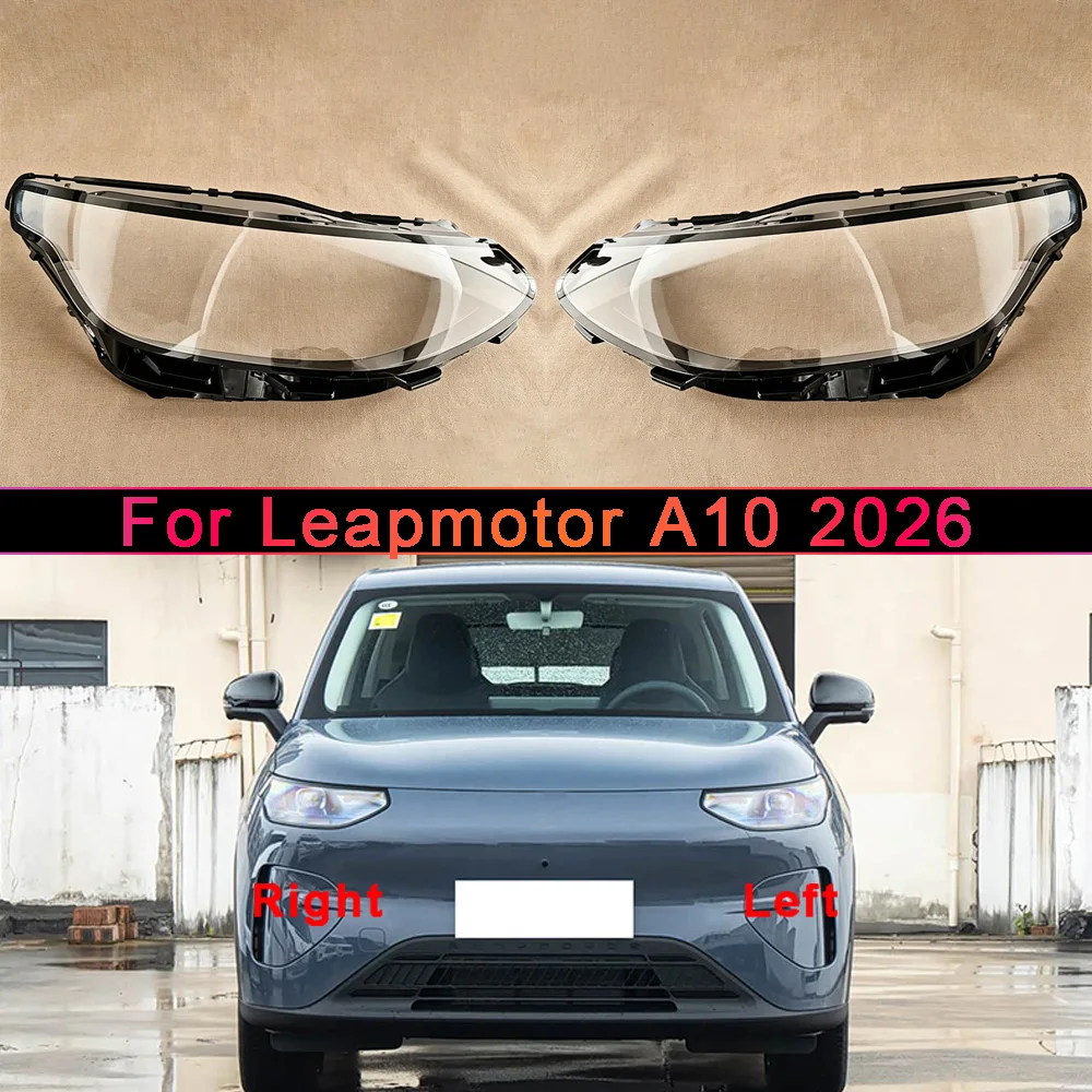 

Car Front Headlight cover 2026 For Leapmotor A10 Headlamp Cover Shell Transparent Lampshade Headlight Lens Lamp Mask Plexiglass