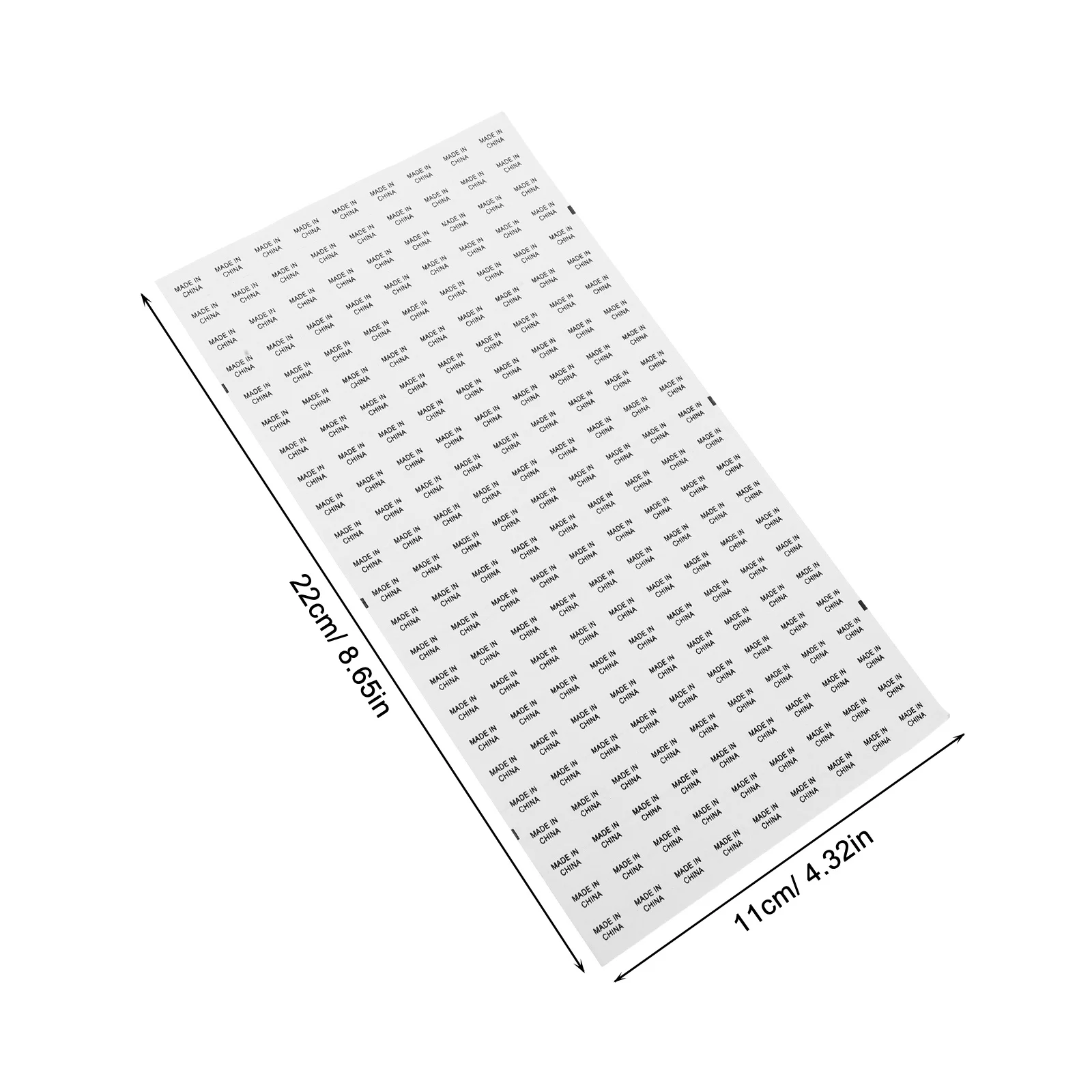 14440Pcs Made in China Stickers Self Adhesive Labels for Metal Plastic Paper Glass Wood Surfaces Made in China Stickers