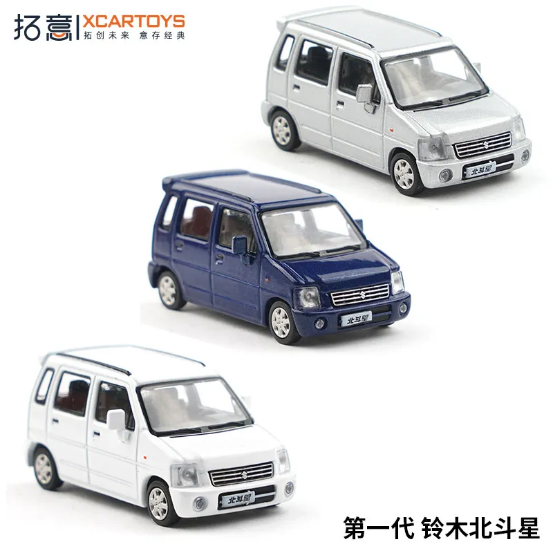 XCarToys 1/64 Suzuki Wagon R Gen.1 Silver Car Alloy Toys Motor Vehicle Diecast Metal Model Kids Xmas Gift Toys for Boys