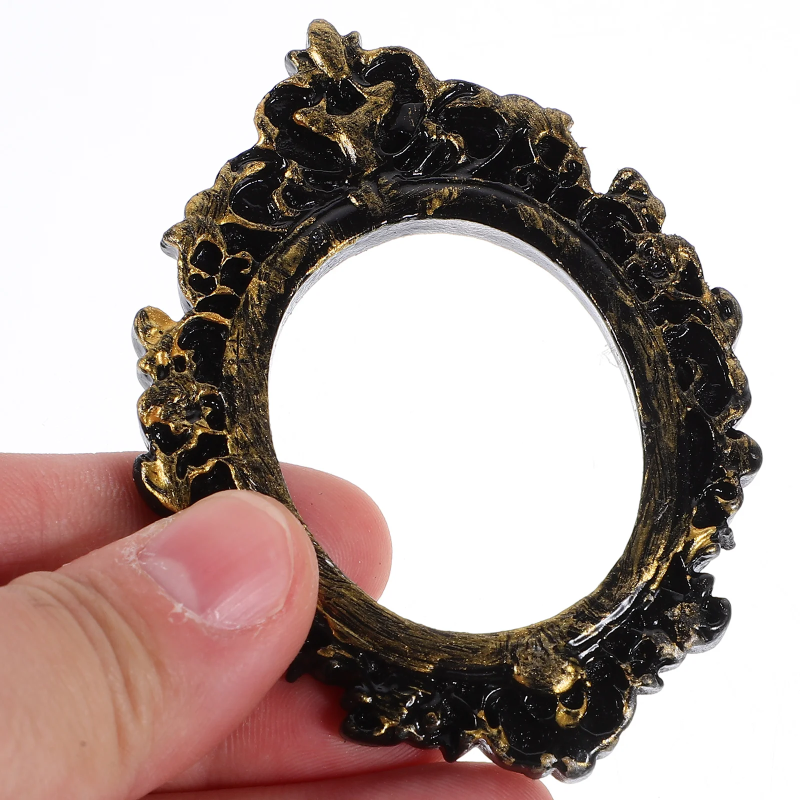 

4pcs Frame Vintage Frames Small Decor Mini Picture Frame Resin Tiny Picture Display Frames Props Home Wall