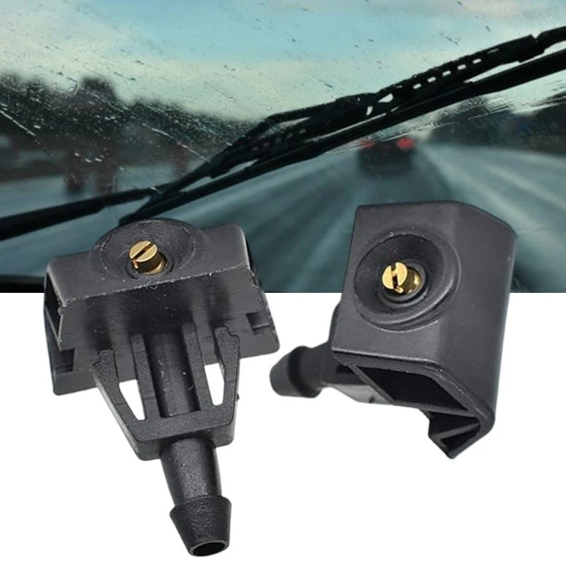 

2Pcs Car Front Windshield Washer Wiper Water Spray Nozzle For Nissan Tiida Sylphy X-Trail Venucia D50 R50 289329U000 NEW