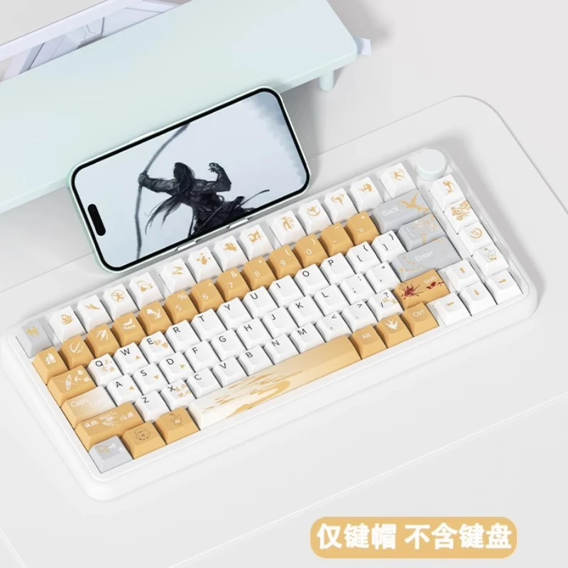 حيث يلتقي الرياح الفنون الغامضة Keycap مجموعة مخصصة الكرز الشخصي PBT 138 مفاتيح الطراز القديم Keycap ملحقات لوحة المفاتيح الميكانيكية #3