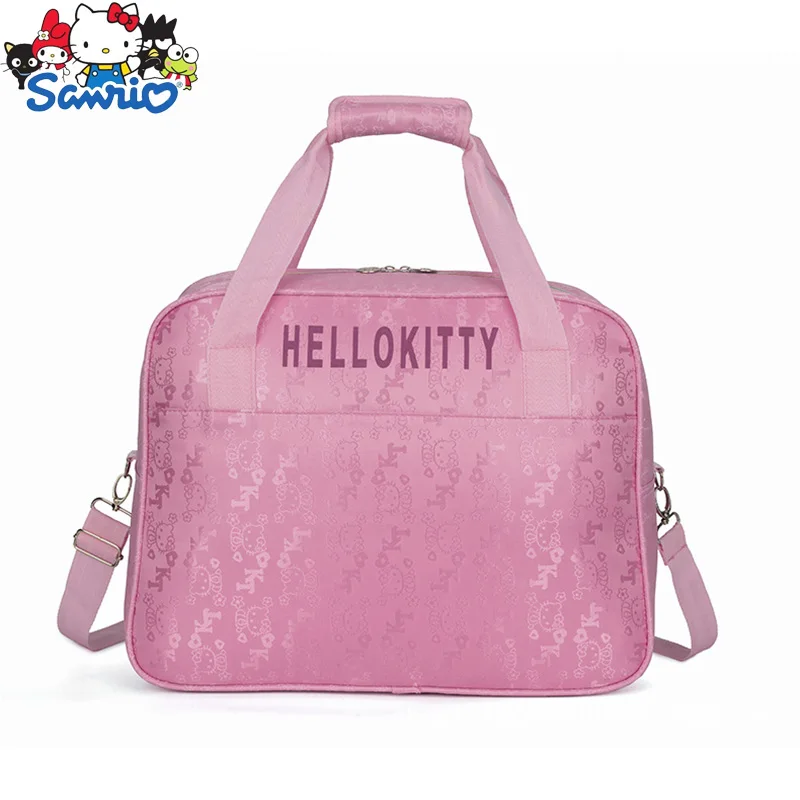 Kawaii Sanrio Hello Kitty Duffel Bag Handbag Travel Bag Y2k Hello Kitty Large Capacity Shoulder Bag Backpack Birthday Gifts