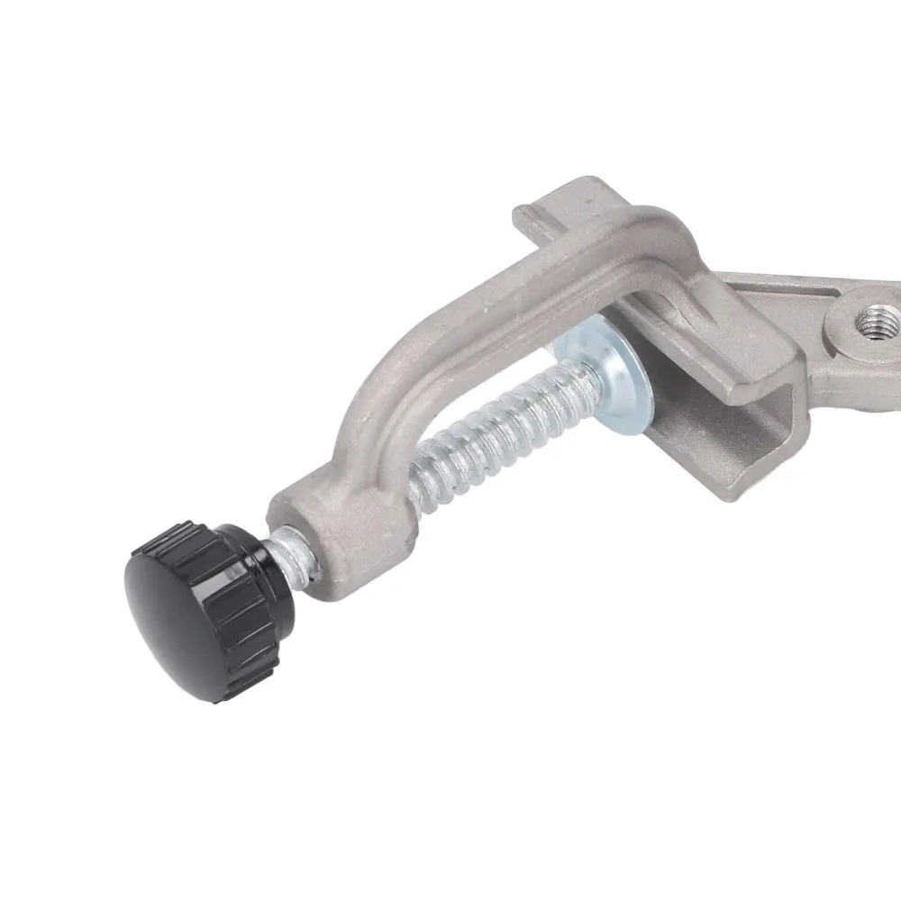 10-180° Adjustable Adjustable Tube Clamp Swing Jaw Double Handle Welding Positioner Quick Aluminum Alloy Pipe Clamp Lightweight