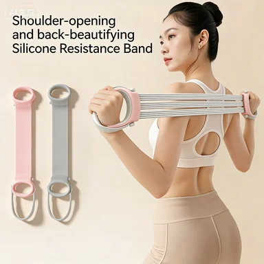 Yoga Elastic Band, Tension Rope, Adjustable Back Opening Equipment, Home Fitness Exercise, Shoulder and Back Stretching Tool