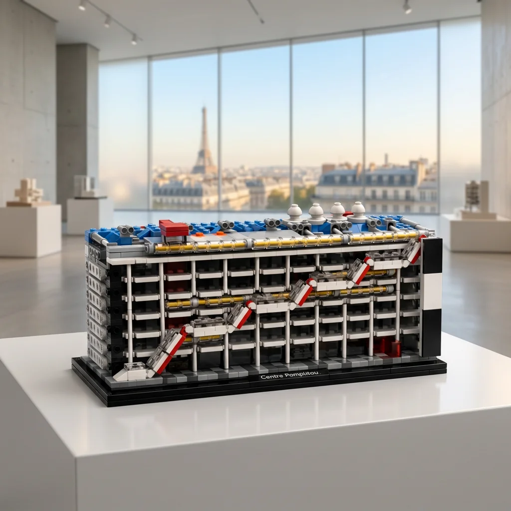 

MOC Modern Industrial Architecture Building Blocks Model Creative City Design DIY Assembly Bricks Toy for Adults Kids Display