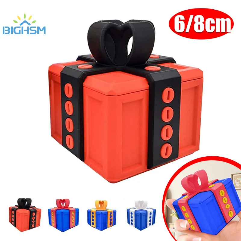 1Pcs Annoying Gift Box With Screws Large Prank Screw Boxes 3D Printed Present Box Money Card Container Christmas Gift