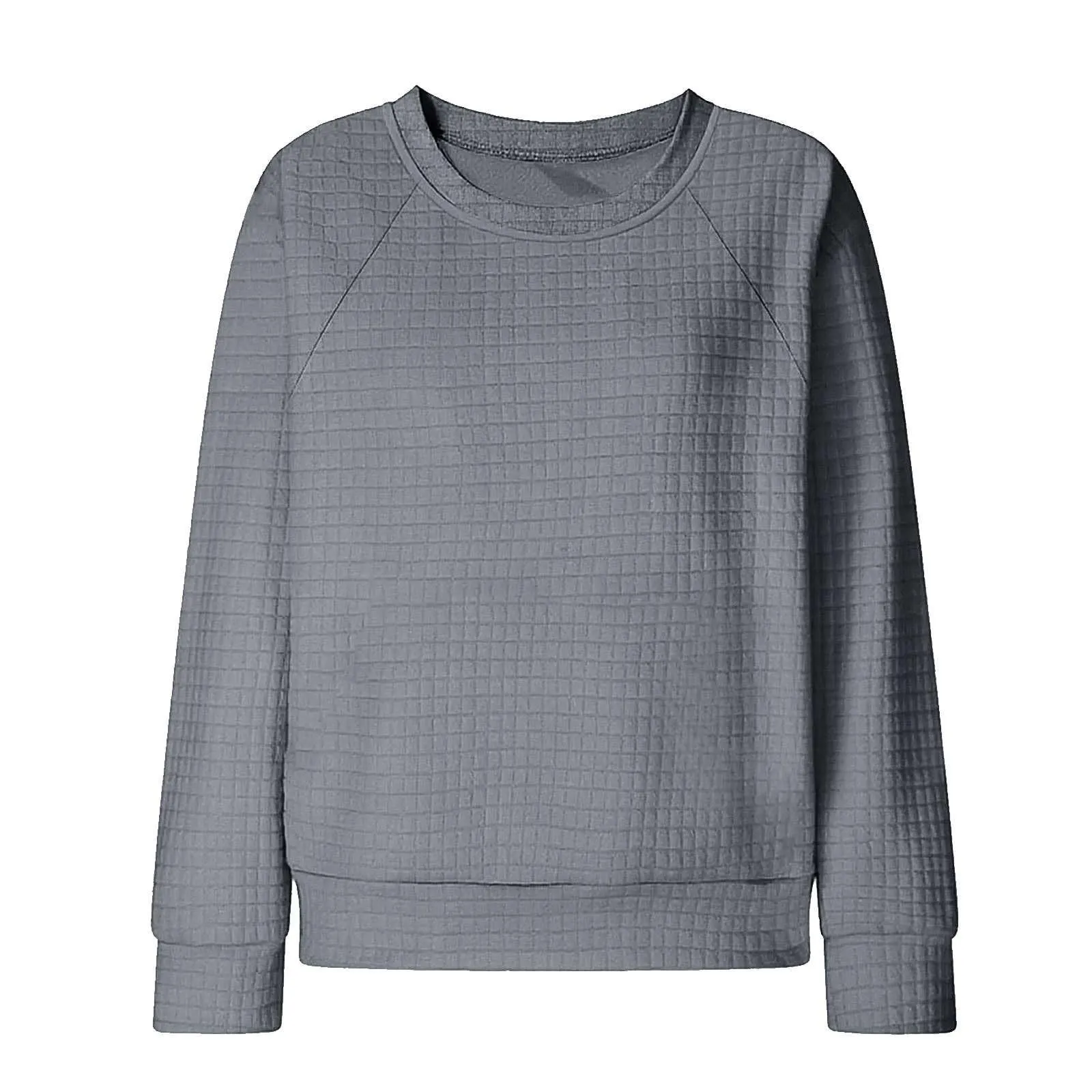 Jersey de manga larga a la moda para Mujer y sudadera de Color sólido, Ropa de invierno, Tops para Mujer, Ropa para Mujer 2025