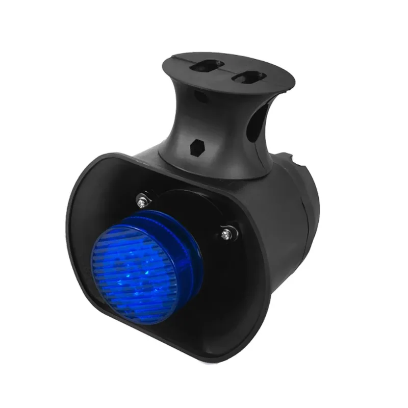 Emergency lights and alarms for patrol motorcycles, integrated alarms and loudspeakers