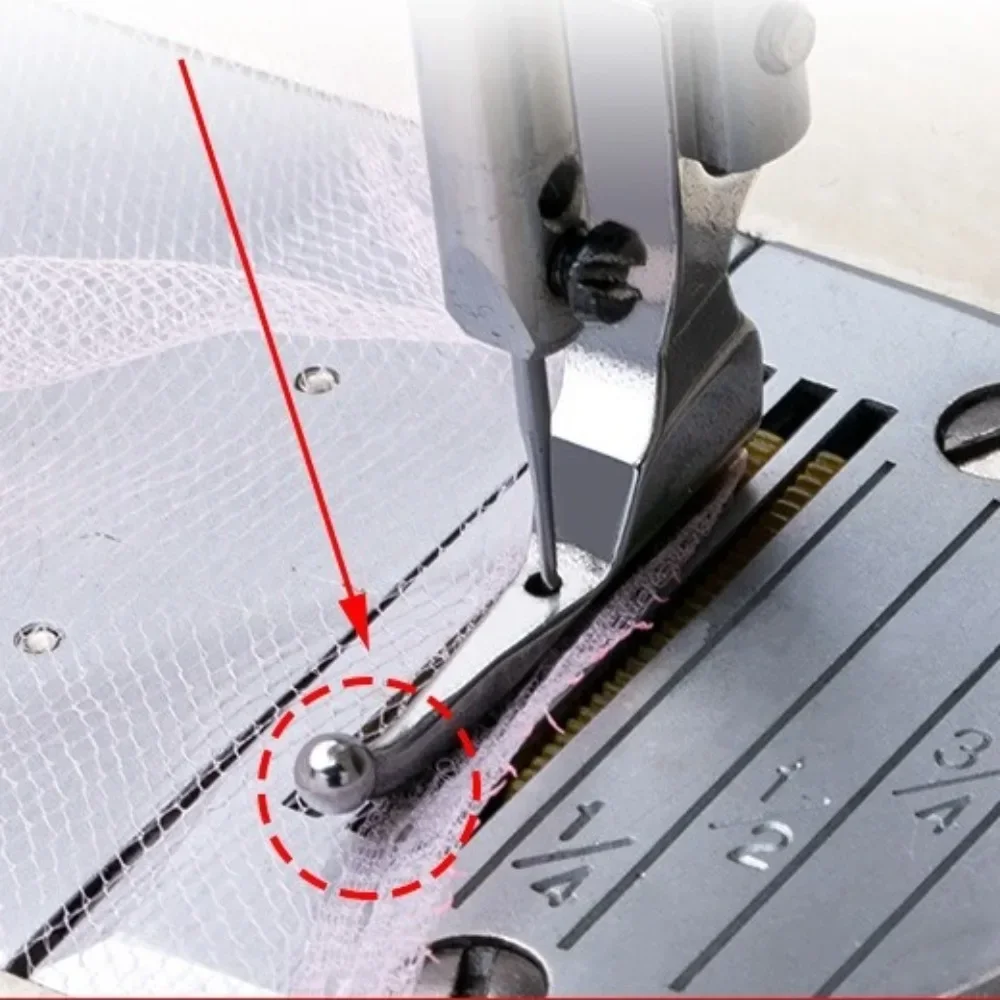 Bead Sequin Press Foot for Wedding Dresses Fashion Clothes Fabric No Need to Hammer Beads Fixed Press Foot