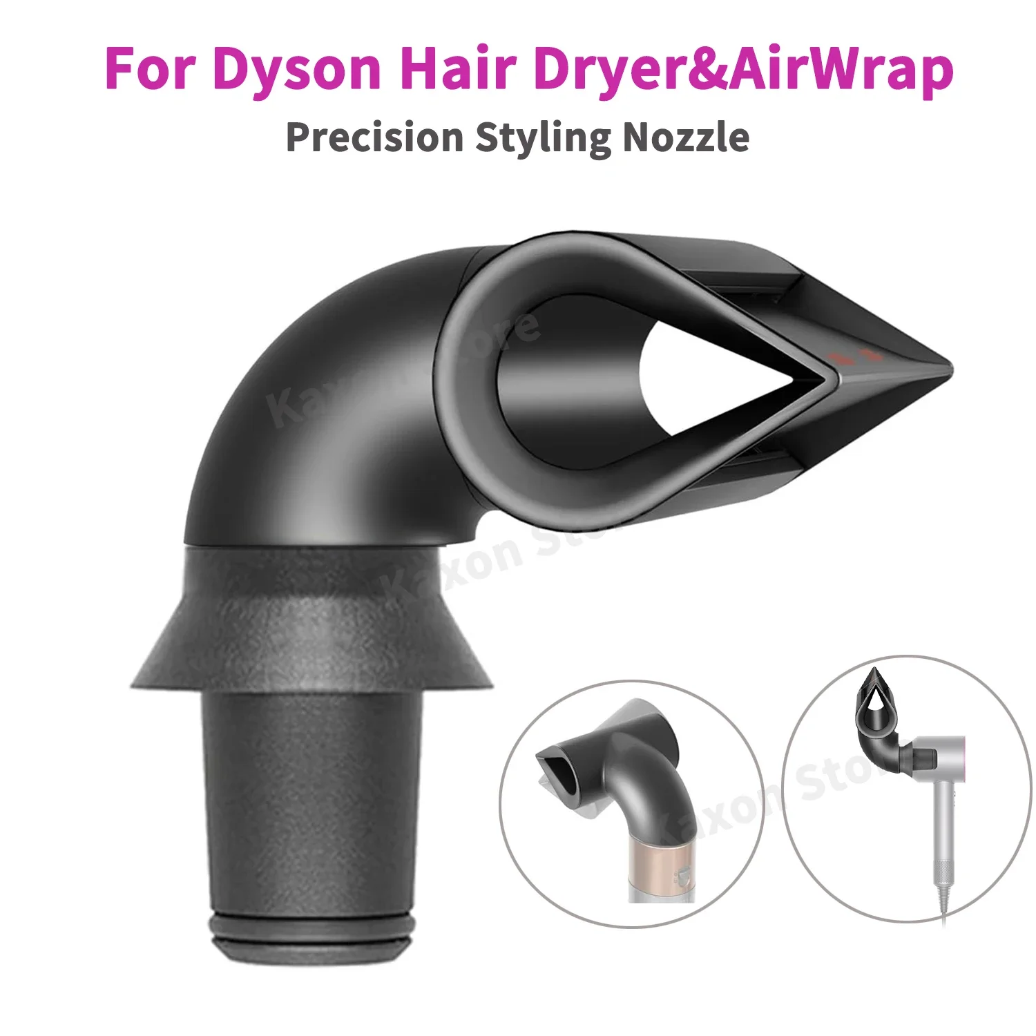 Precision Styling Nozzle For Dyson HD Series Hair Dryer with Adaptor For Dyson Airwrap HS01HS05 Hair Straightenting Smooth Hair