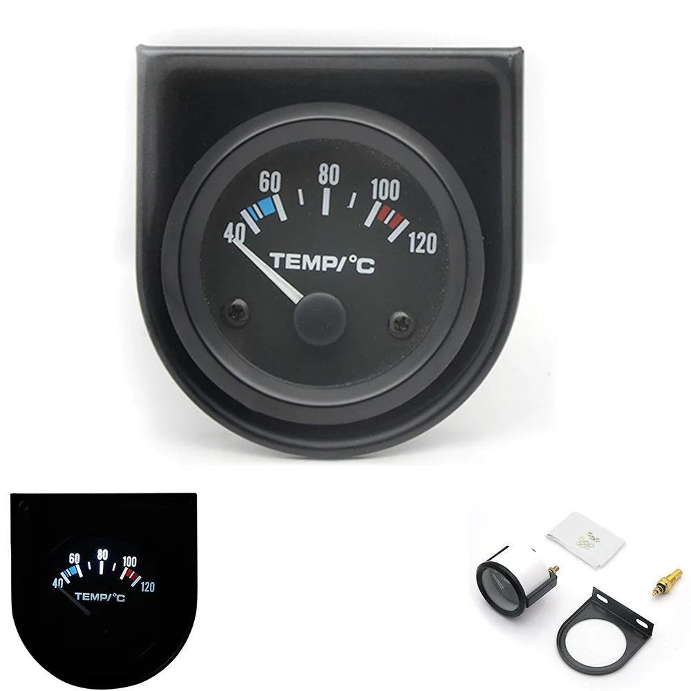 

2inch 52mm Car Pointer Water Temperature Gauge 40-120 Celsius Water Temp Gauge Car Meter