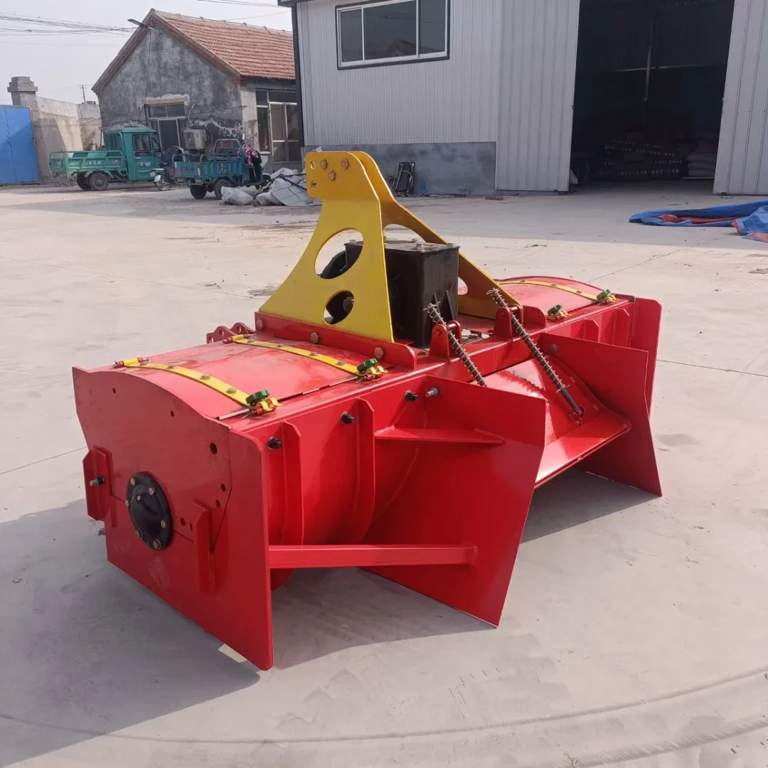 Agriculture bed former seedbed shaper rotary tiller with ridging machine