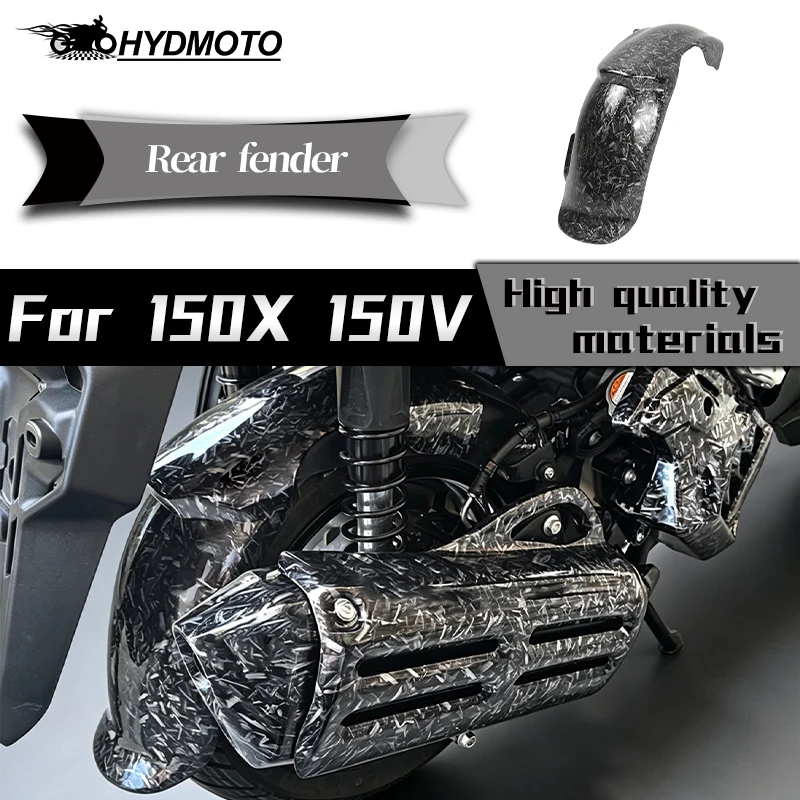 For ZONTES 150X 150V 125X/V Modified Rear Fender Extension Fully Enclosed Waterproof Rear Wheel Mudguard Motorcycle Accessories