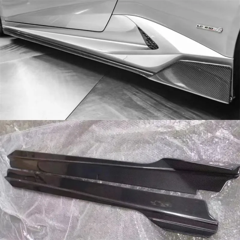 

Для Lamborghini Huracan LP580 LP610 ReaI сухие боковые юбки из углеродного волокна, расширения губ, спойлер, автомобильные аксессуары, комплект кузова