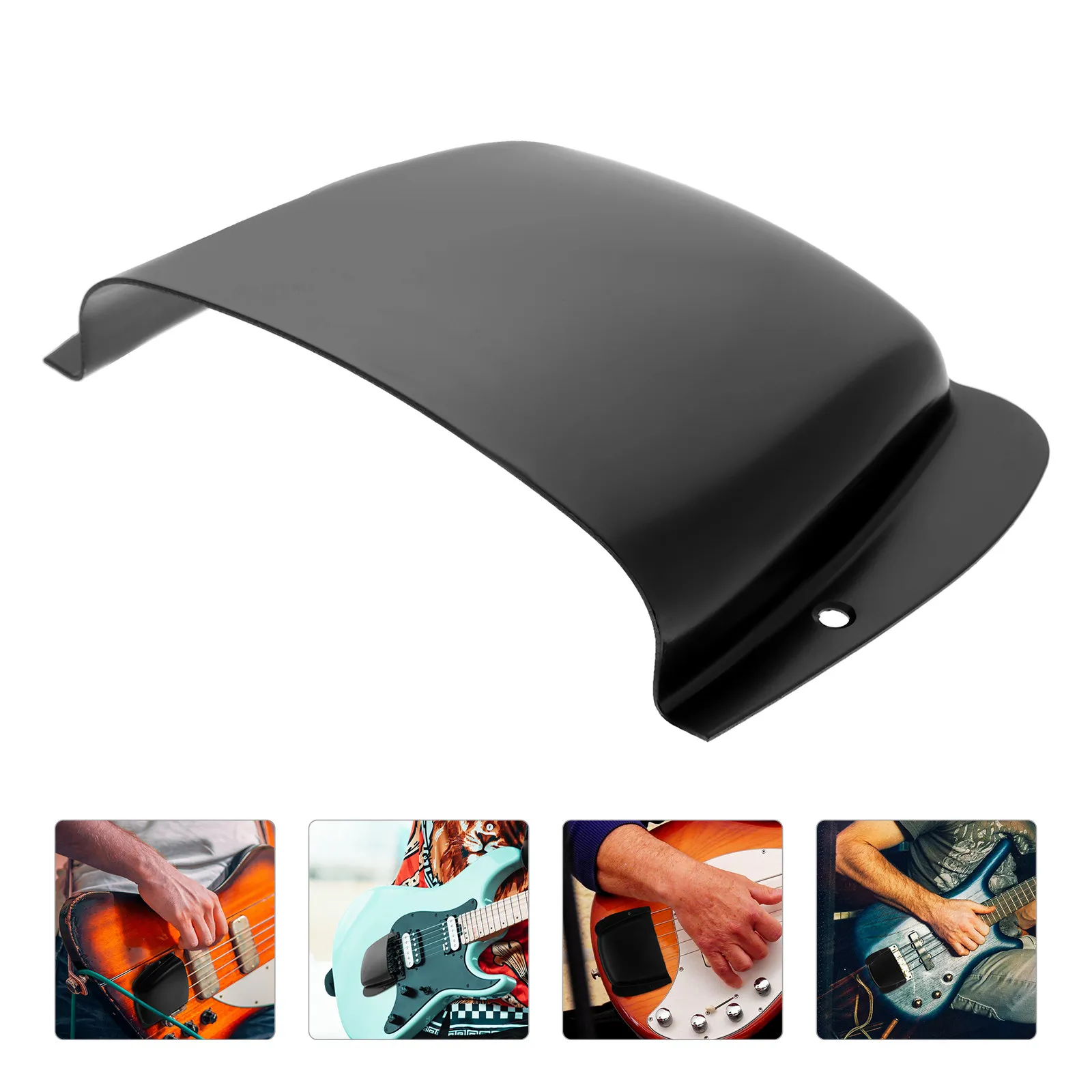 

1Pcs Professional Bass Bridge Protector Zinc Alloy Protective Cover for Bass Guitar Bridge Damage Prevention Sound Quality