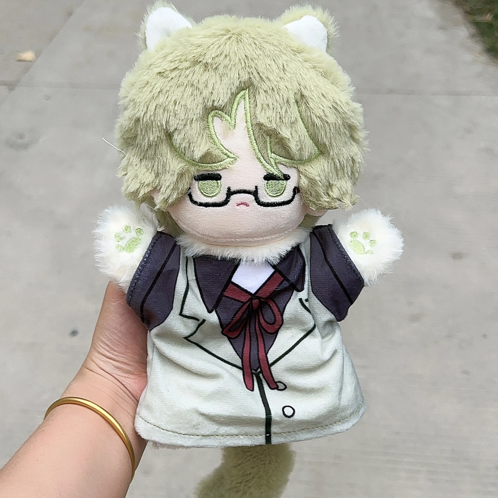 25cm Cotton Stuffed Dolls COS Anime Bungou Stray Dogs Akutagawa Dazai Nakahara Edogawa Nakajima Kunikida Plush Hand Puppet Gifts