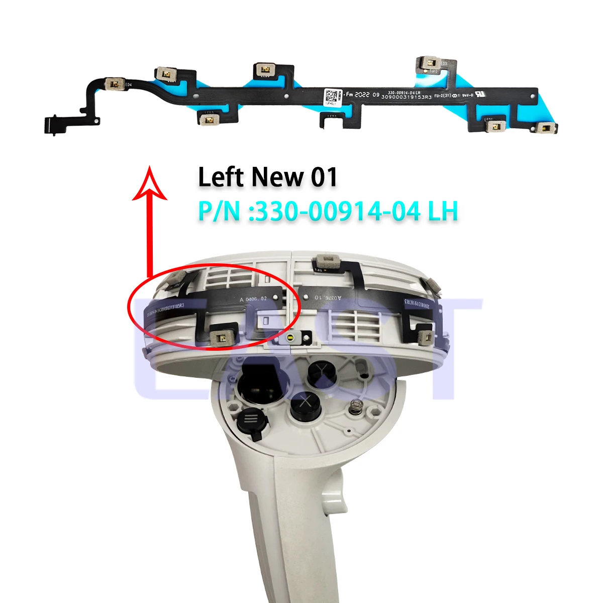 Original Locating Ring Flex Cable For Meta Oculus Quest 2 VR Handle Controller Repair Replacement Part Accessory330-00912 00913