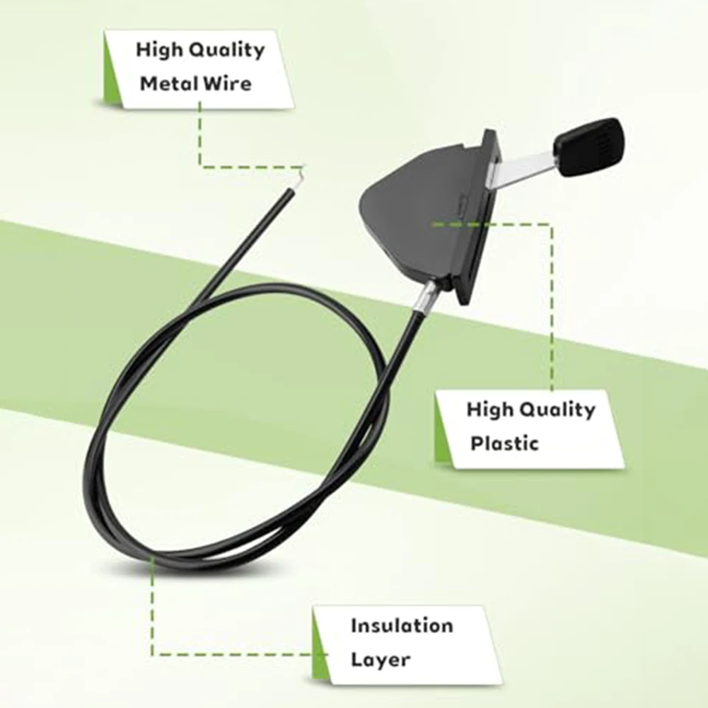 Engine Control Cable Replacement Part Throttle Cable Precise Control Noise Reduction Protective Plastic Coating
