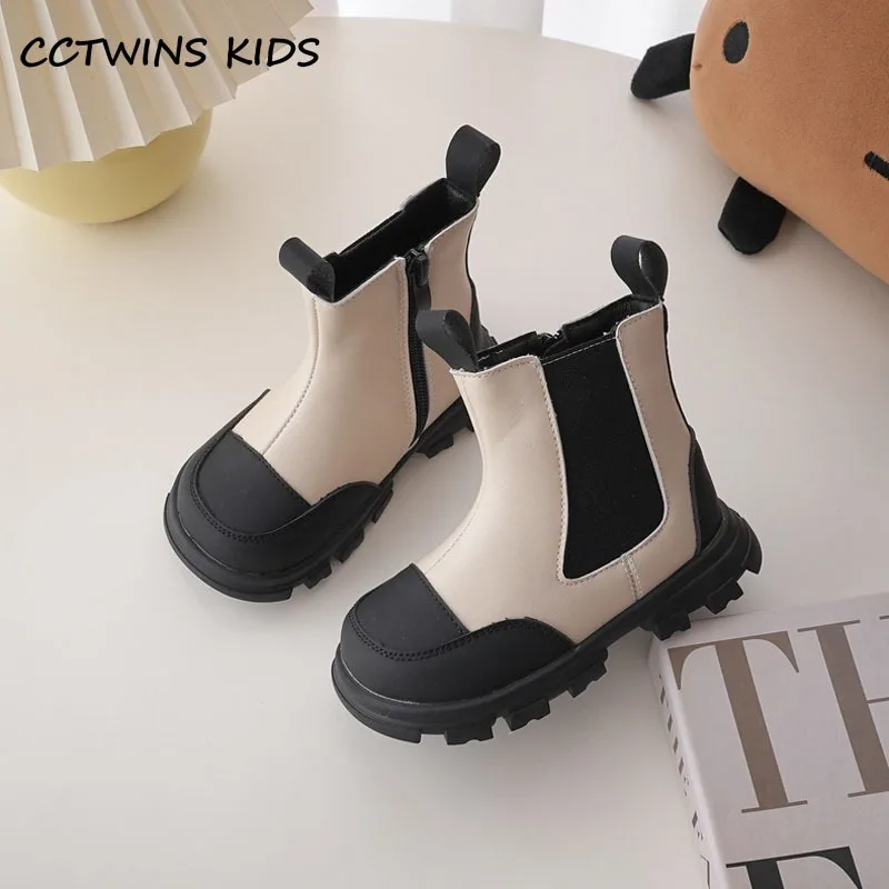 

Kids Boots Autumn Winter Toddler Girls Fashion Brand Middle Calf Chelsea Princess Boots Boys Children Warm Fur Shoes Soft Sole