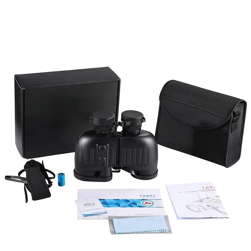 SECOZOOM 8X Golf Rangefinder Binoculars, 1000 Yard Range, LCD, 40mm Objective - Black view 2