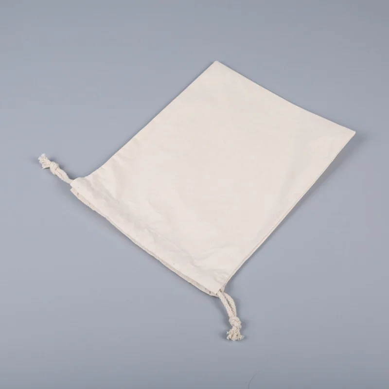 Big Thick Cotton Storage Bags with Drawstring Christmas Party Gift Wedding Candy Package Pouches Home Organize Reusable Dustbag