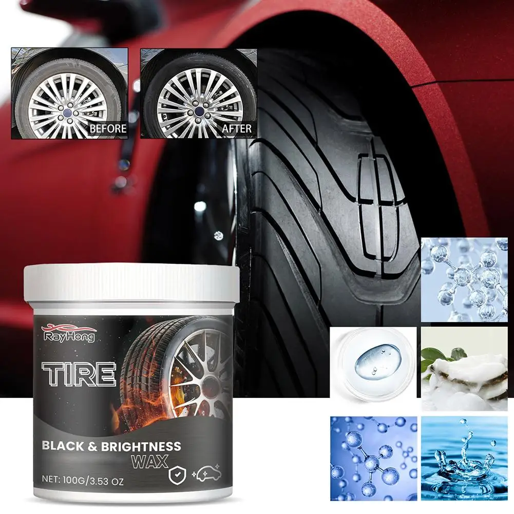 

Car Tire Maintenance Paste Anti-dry Cracking Tire Care Paste For Anti-UV,reduce Dirt,smooth And Brighten Tire Car Accessori B6I2